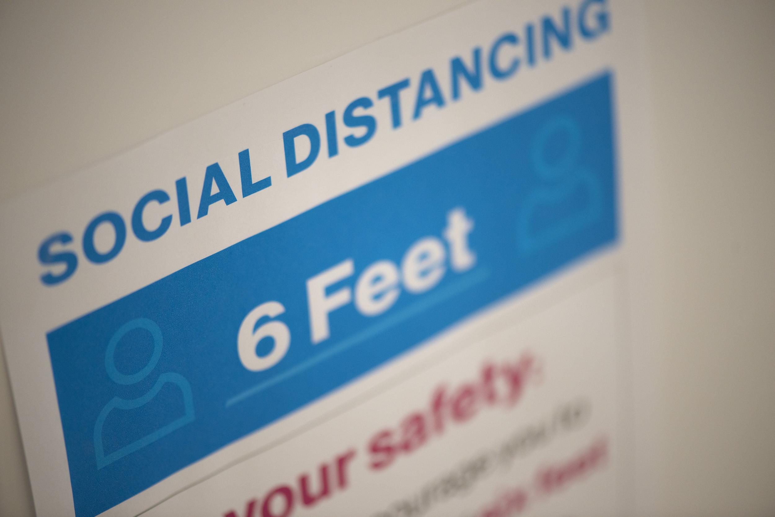 Social Distance Sign