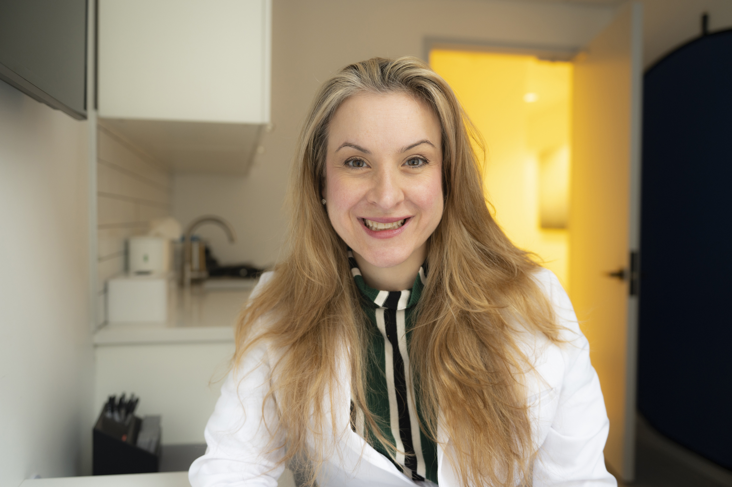 Ksenija Belsley, MD in the office